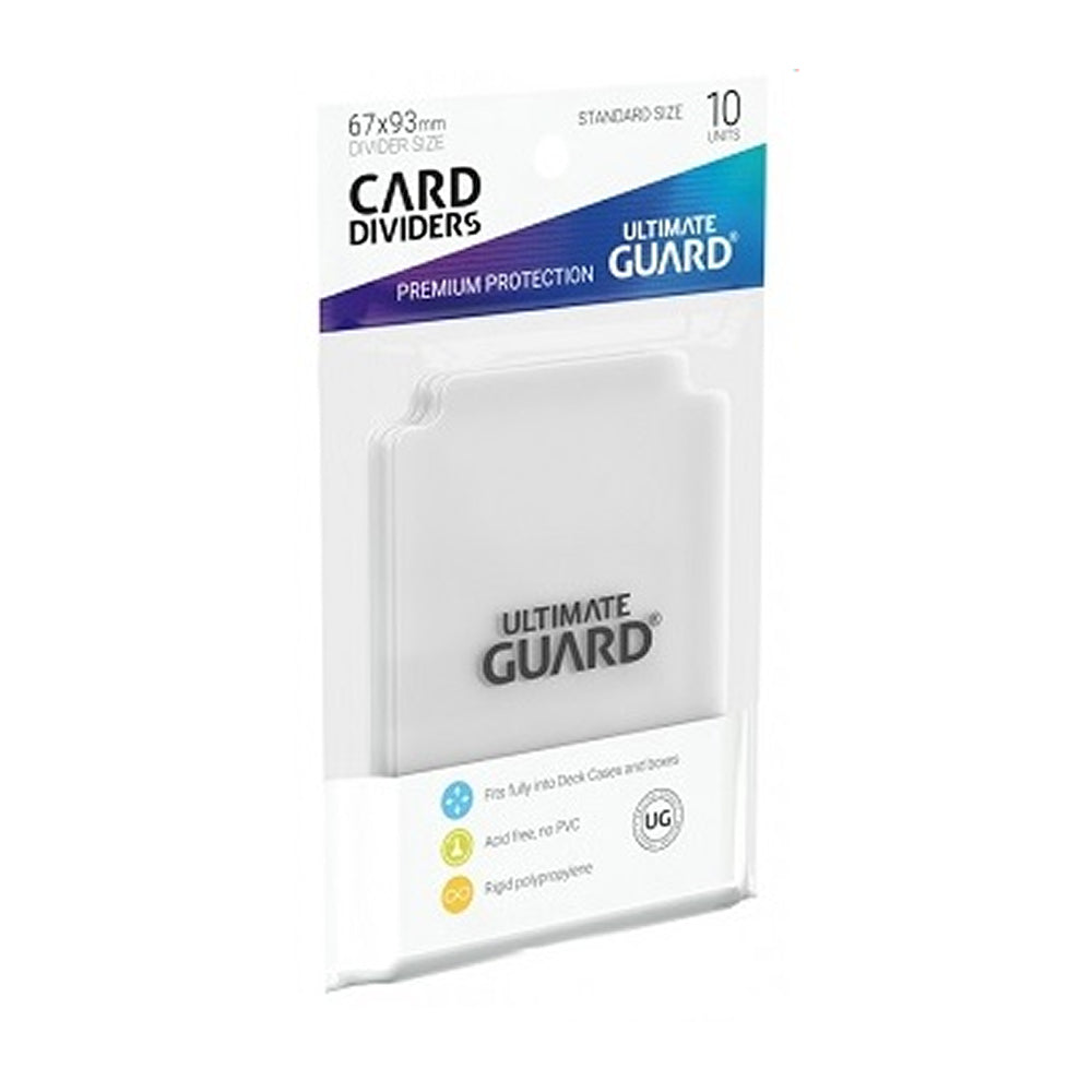 Ultimate Guard Card Dividers: Transparent (10 Count)
