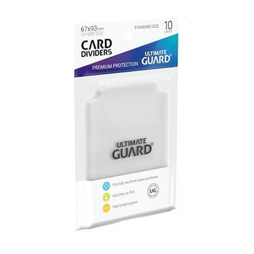 Ultimate Guard Card Dividers: Transparent (10 Count)