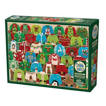 Cobble Hill Puzzles (1000 Pieces): Ugly Xmas Sweaters