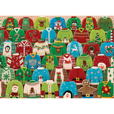Cobble Hill Puzzles (1000 Pieces): Ugly Xmas Sweaters