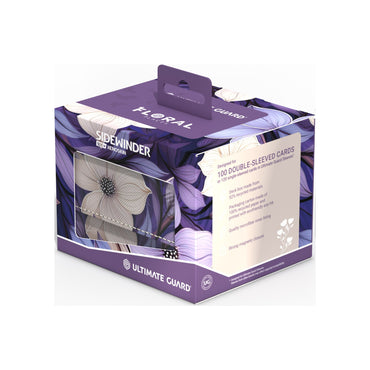 Ultimate Guard Deck Box: Floral Places Sidewinder - Moonlit Glen (Holds 100+)