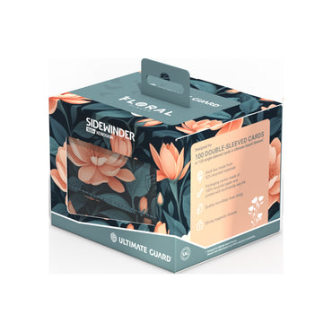 Ultimate Guard Deck Box: Floral Places Sidewinder - Quiet Glade (Holds 100+)