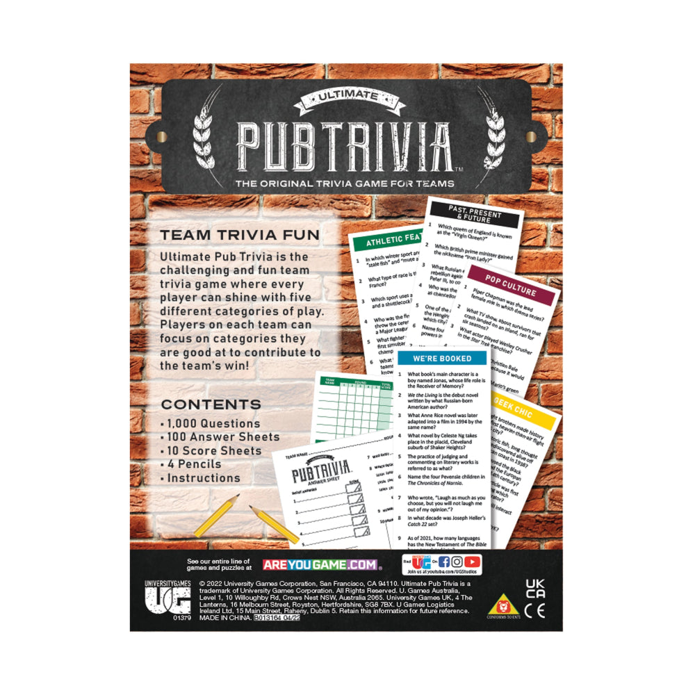 Ultimate Pub Trivia (2022 Version)
