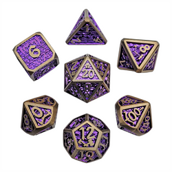 Forged Dice: Metal RPG Set - Underdark Battle