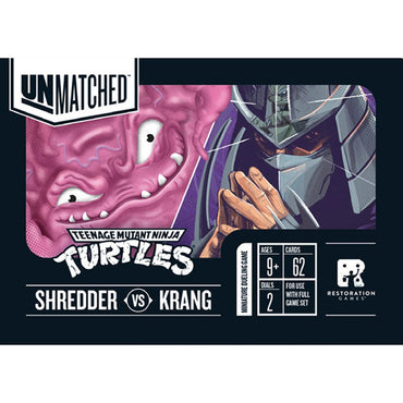 Unmatched: Adventures TMNT - Shredder Vs. Krang