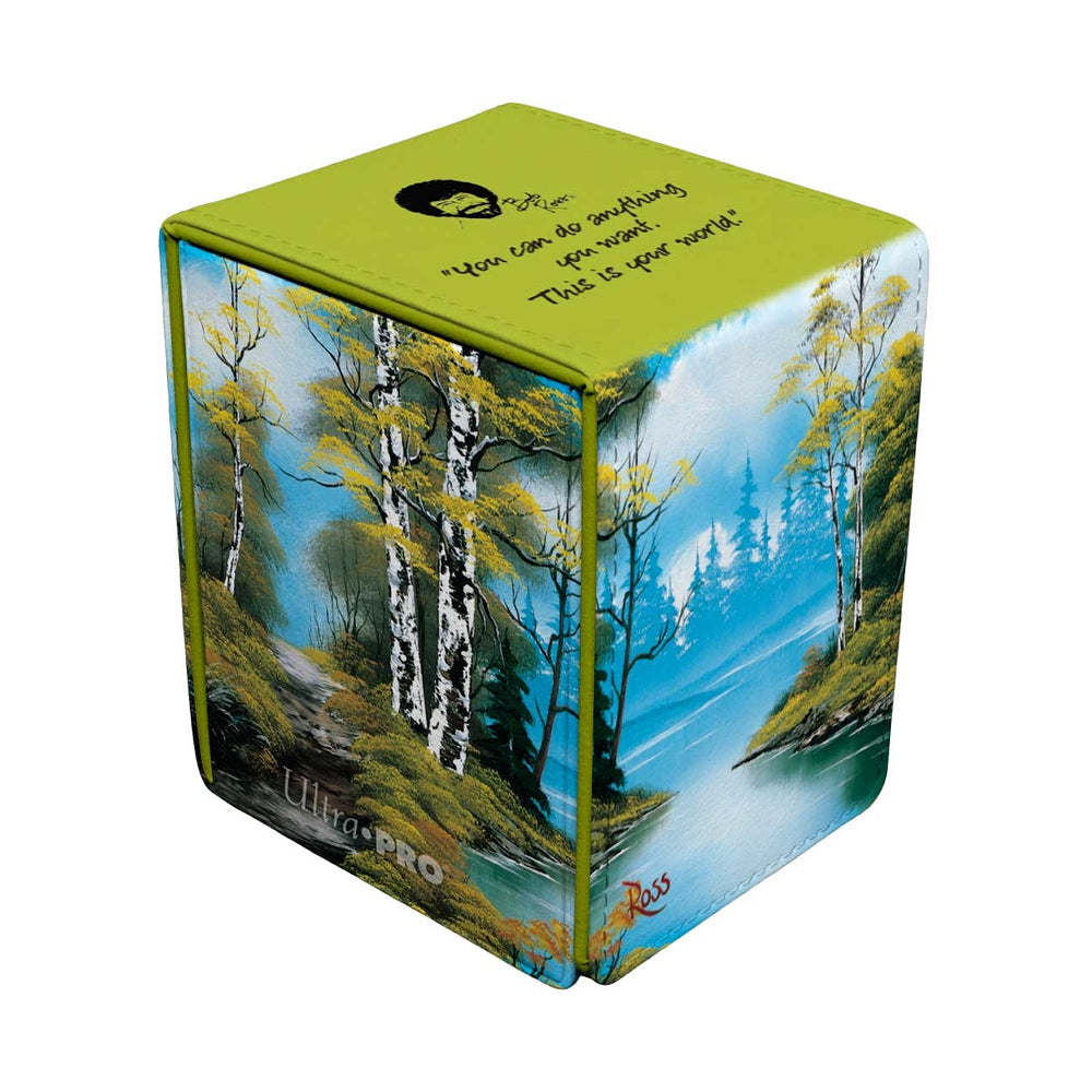 Ultra PRO Deck Box: Alcove Flip Bob Ross - Lakeside Path (Holds 100+)