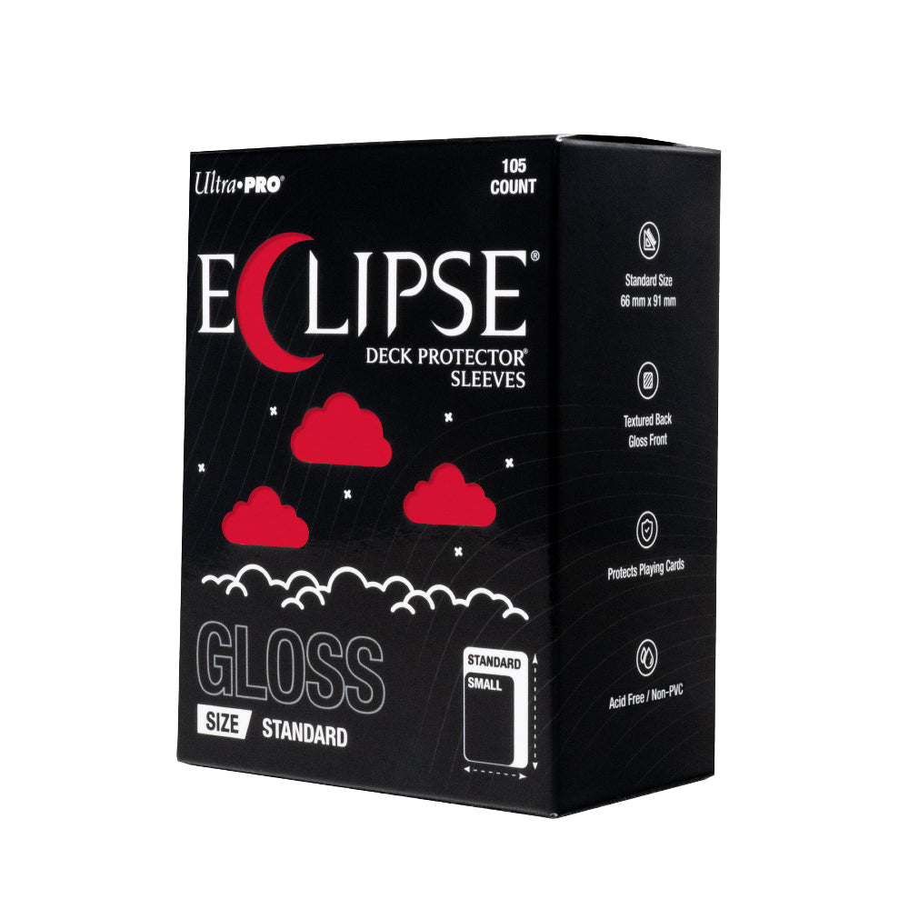 Ultra PRO Deck Protector Sleeves: Eclipse Gloss - Apple Red (105 Count)