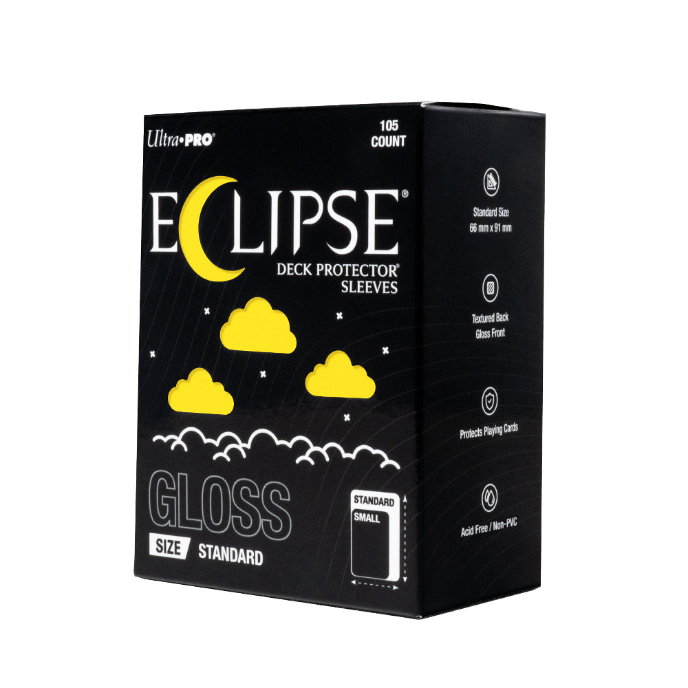 Ultra PRO Deck Protector Sleeves: Eclipse Gloss - Lemon Yellow (105 Count)