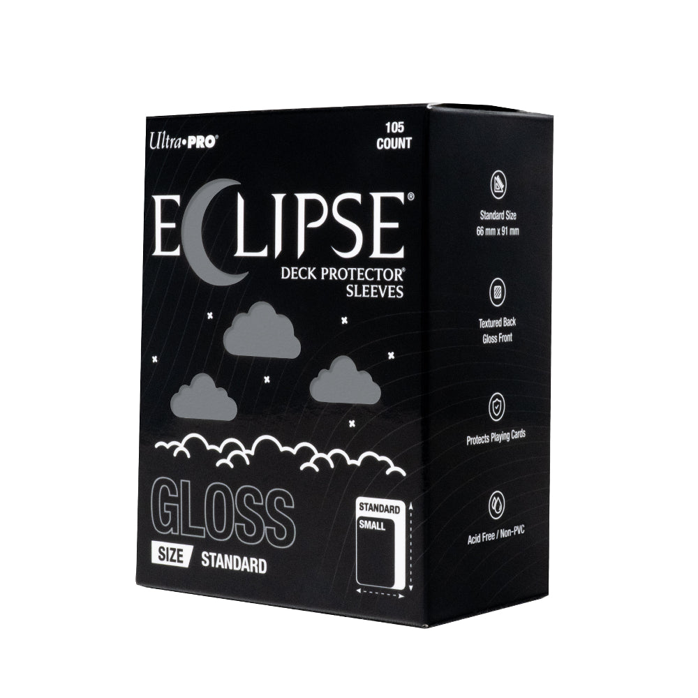 Ultra PRO Deck Protector Sleeves: Eclipse Gloss - Smoke Grey (105 Count)