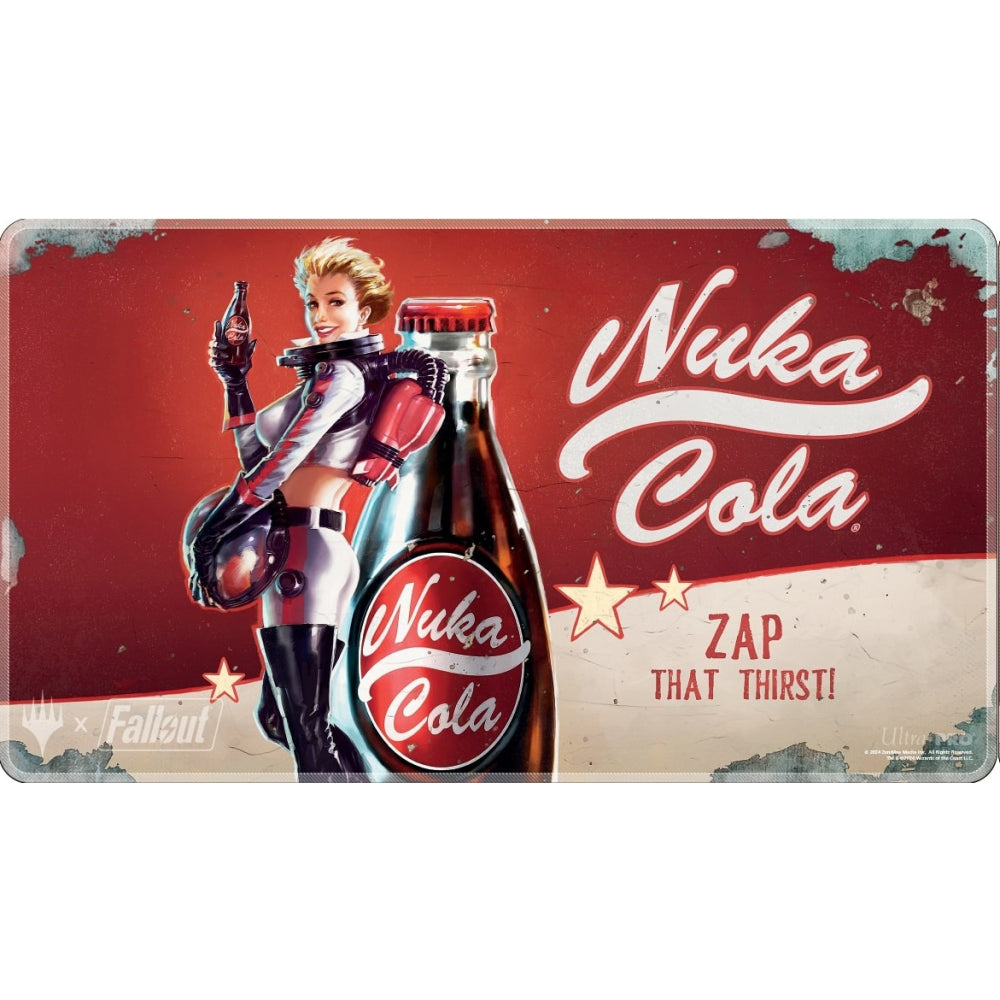 MTG Playmat: Universes Beyond Fallout - Nuka Cola (Ultra Pro)