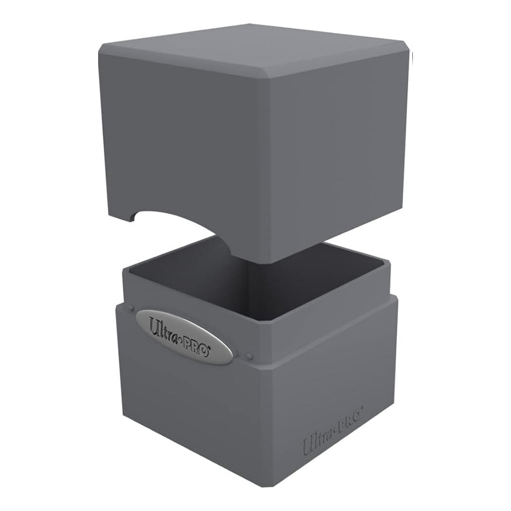 Ultra PRO Deck Box: Satin Cube - Smoke Grey (Holds 100)