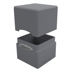 Ultra PRO Deck Box: Satin Cube - Smoke Grey (Holds 100)