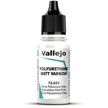Vallejo Paint Auxiliaries (18 ml): Matt Polyurethane Varnish
