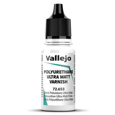 Vallejo Paint Auxiliaries (18 ml): Ultra Matt Polyurethane Varnish
