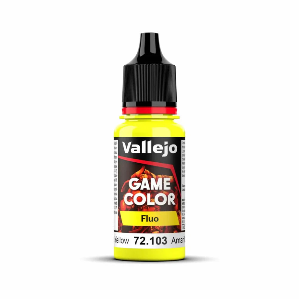 Vallejo: Game Color Fluo - Yellow (18ml) (72.103)