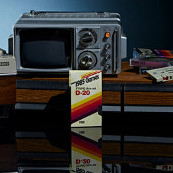 1985 Games: VHS Sharp Edge Dice - Ruby Red