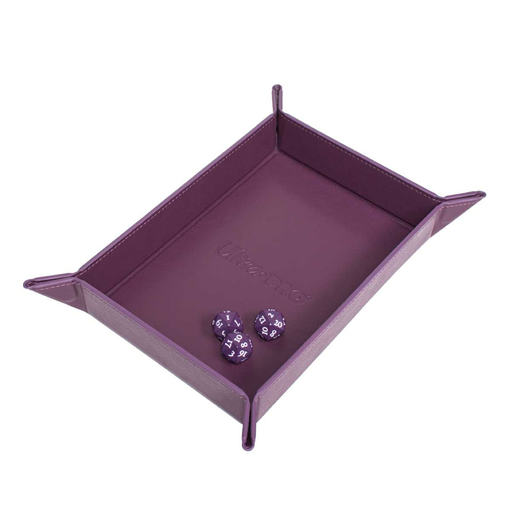 Ultra PRO Foldable Dice Tray: Vivid Midnight Plum
