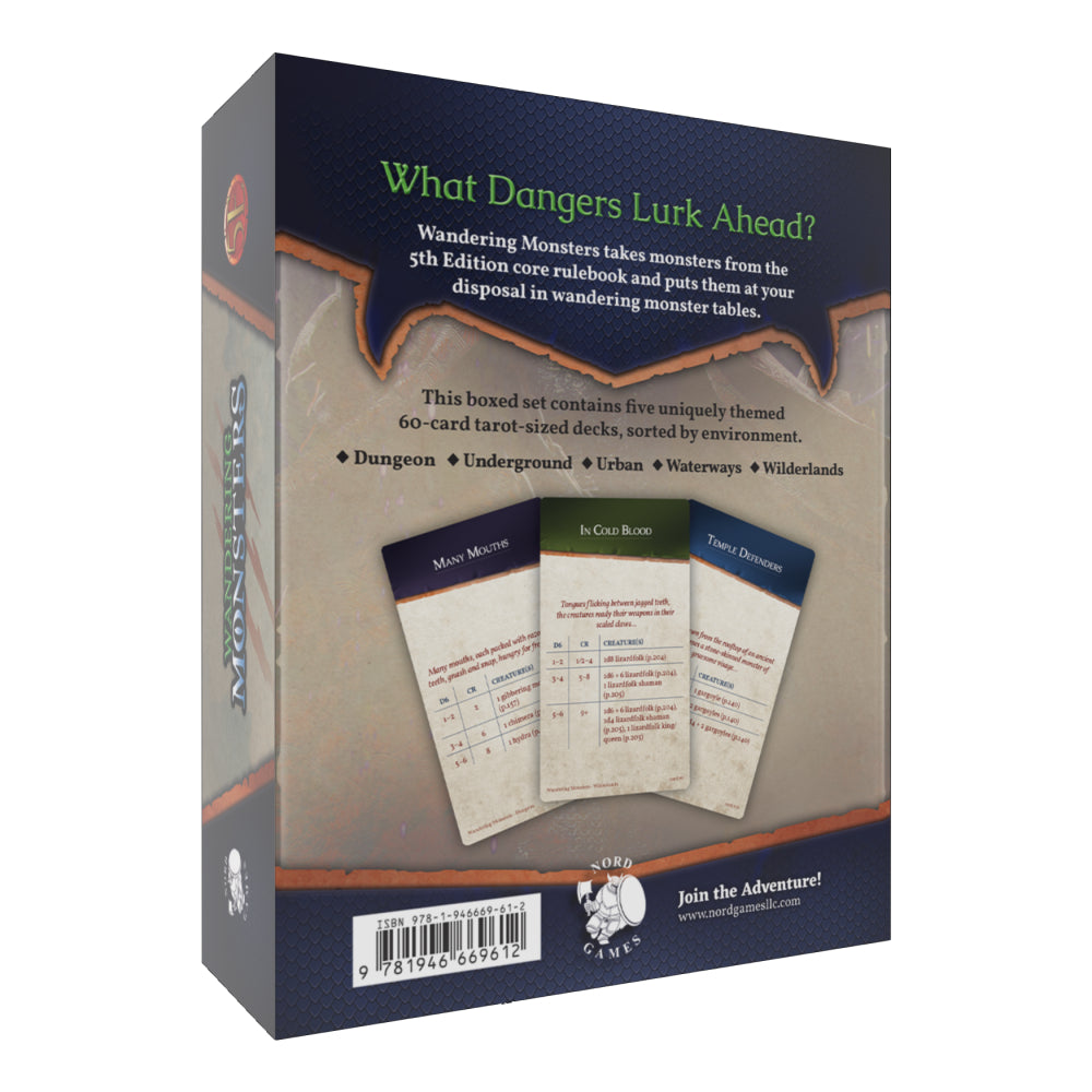 Nord Games 5E: Wandering Monsters (Boxed Set)
