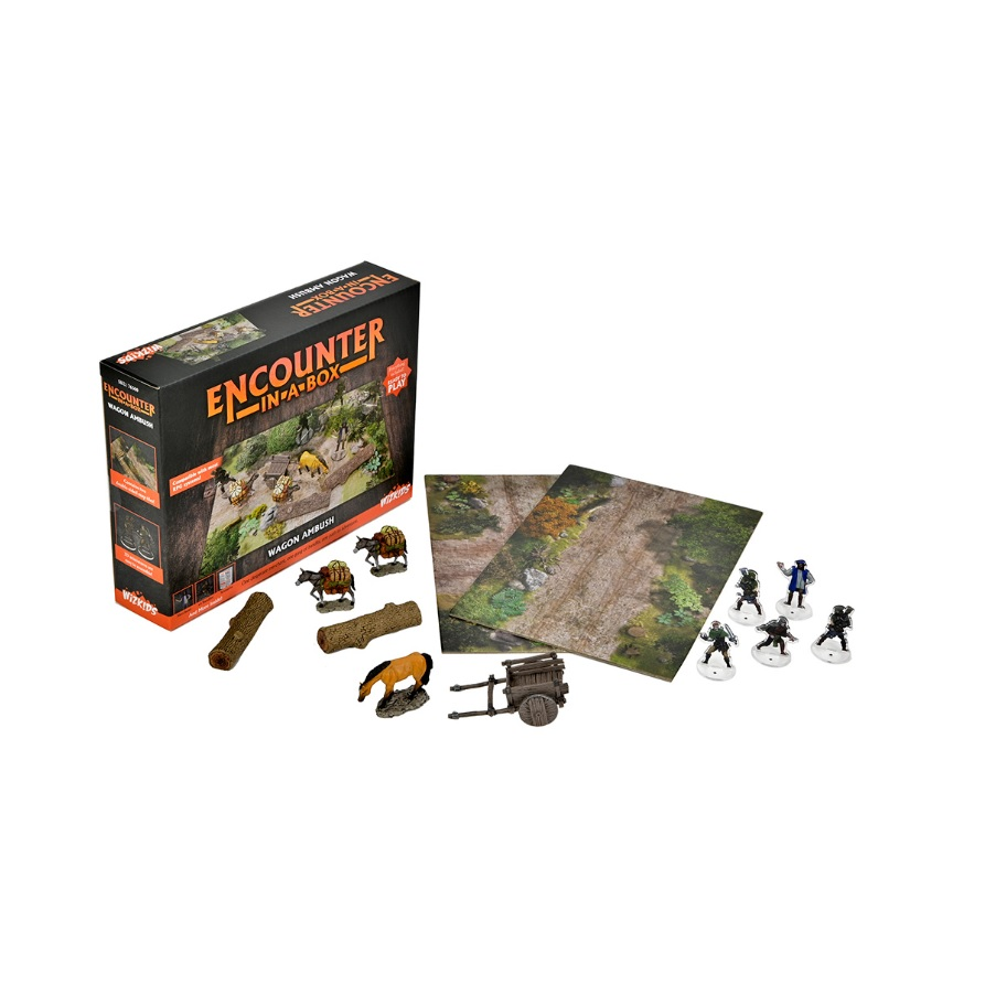 Warlock Tiles: Encounter In-A-Box - Wagon Ambush