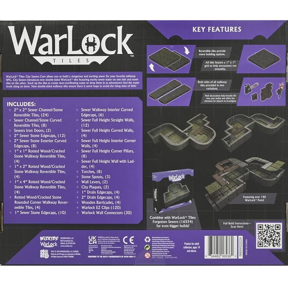 Warlock Dungeon Tiles: City Sewers Core Set