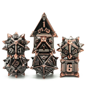 Warrior's Flail: Copper: RPG Dice Set