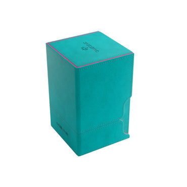 Gamegenic Deck Box: Watchtower XL Convertible - Teal/Pink Exclusive (Holds 100+)
