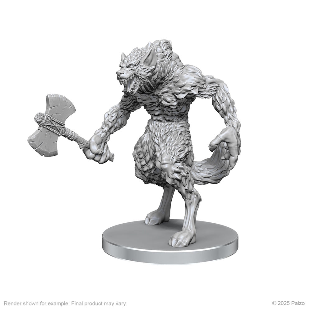 Pathfinder Minis: Werewolf & Wereboar (Unpainted) (WV144)