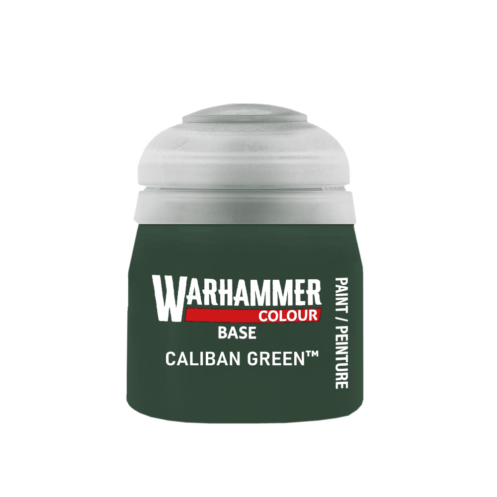 Warhammer Colour: Base Paint - Caliban Green (12ml)