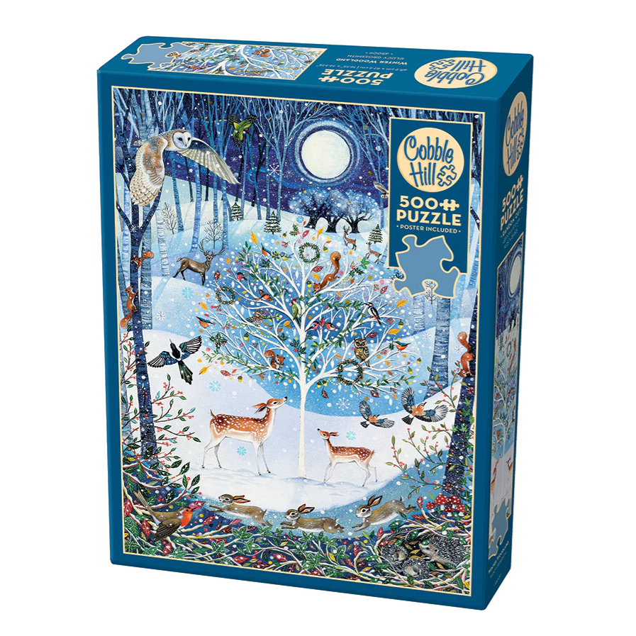 Cobble Hill Puzzles (500 Pieces): Winter Woodland
