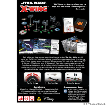 X-Wing 2nd Edition: Galactic Empire Squadron Starter Pack