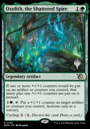 Ozolith, the Shattered Spire (Promo Pack) [March of the Machine Promos]