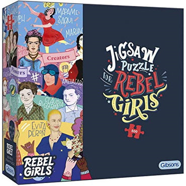 Gibsons Puzzles (500 Pieces): Jigsaw Puzzle for Rebel Girls