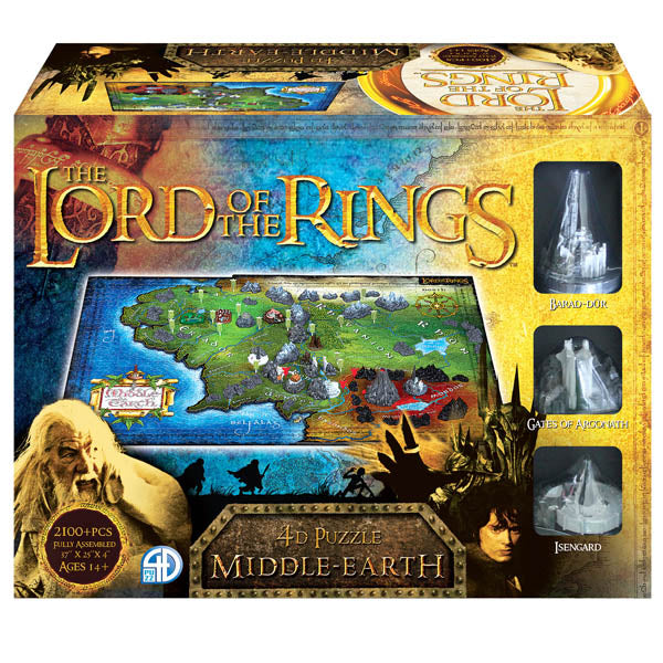 Puzzle: 4D Puzzle: Lord of the Rings - Middle-Earth (2174 pc)
