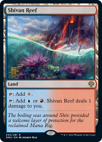 Shivan Reef [Dominaria United Prerelease Promos]