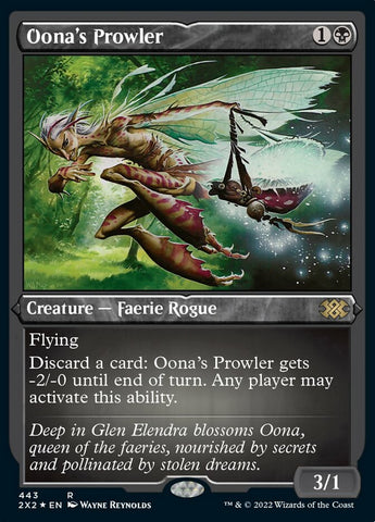 Oona's Prowler (Foil Etched) [Double Masters 2022]