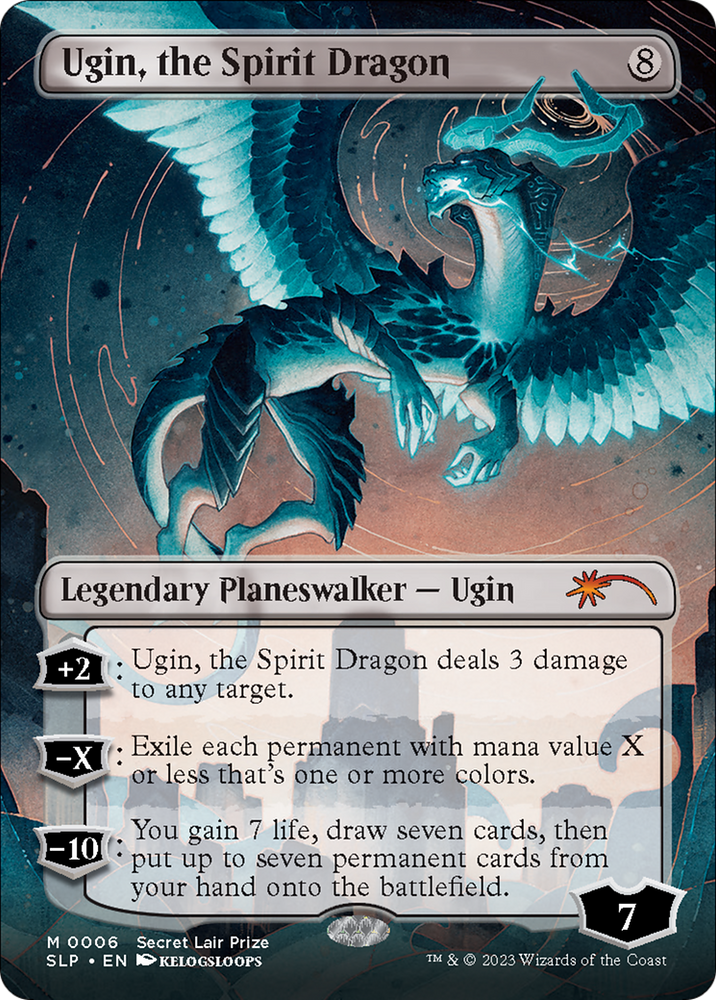 Ugin, the Spirit Dragon (Borderless) [Secret Lair Showdown]