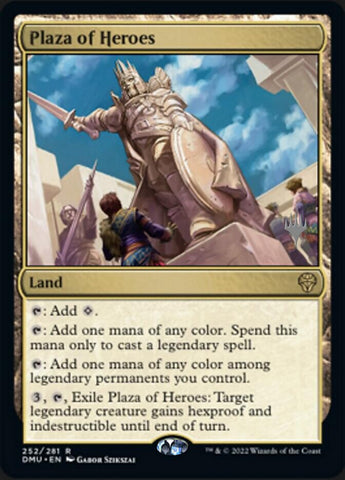 Plaza of Heroes (Promo Pack) [Dominaria United Promos]