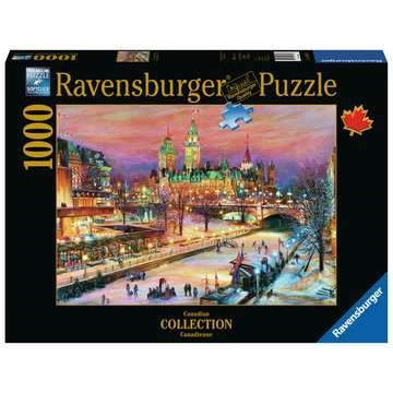 Ravensburger Puzzles (1000 Pieces): Ottawa Winterlude Festival