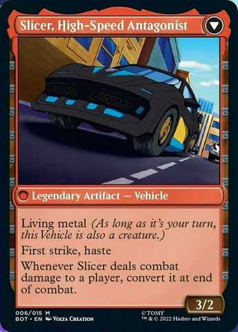Slicer, Hired Muscle // Slicer, High-Speed Antagonist [Universes Beyond: Transformers]
