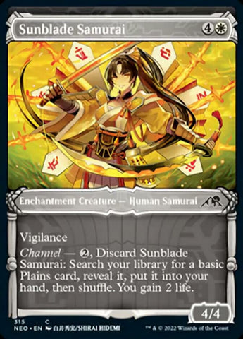 Sunblade Samurai (Showcase Samurai) [Kamigawa: Neon Dynasty]