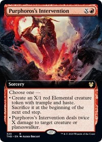 Purphoros's Intervention (Extended Art) [Theros Beyond Death]