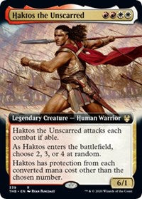 Haktos the Unscarred (Extended Art) [Theros Beyond Death]