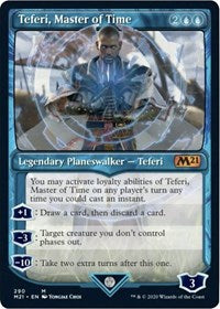 Teferi, Master of Time (Showcase) (290) [Core Set 2021]