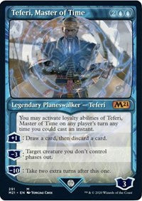 Teferi, Master of Time (Showcase) (291) [Core Set 2021]