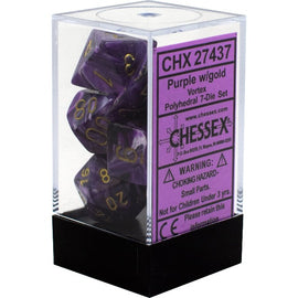 RPG Dice: Vortex Purple/Gold (CHX27437)