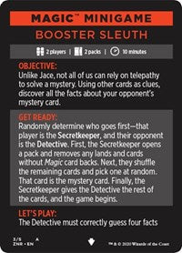 Magic Minigame: Booster Sleuth [Zendikar Rising]