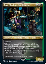 Ikra Shidiqi, the Usurper (Foil Etched) [Commander Legends]
