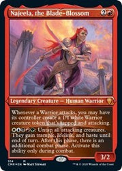 Najeela, the Blade-Blossom (Foil Etched) [Commander Legends]