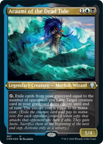 Araumi of the Dead Tide (Foil Etched) [Commander Legends]
