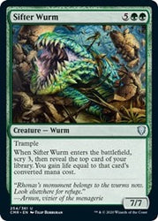 Sifter Wurm [Commander Legends]